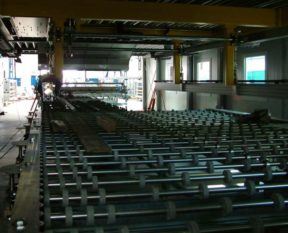 New line for the production of laminated glass