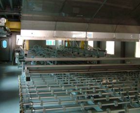 New line for the production of laminated glass