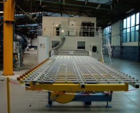 New line for the production of laminated glass