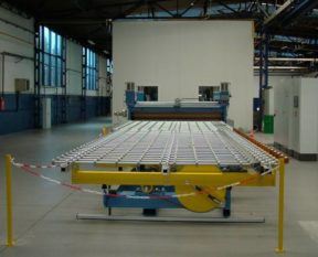 New line for the production of laminated glass