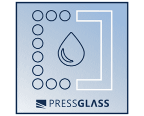 Limiting the risk of water vapour condensation on edges of panes inside the room